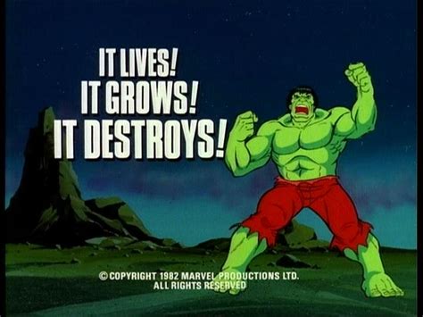 1982 incredible hulk|hulk animated series 1982.